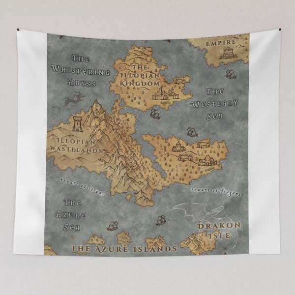 Item preview, Map of Aletharia (Color) designed and sold by britney-jackson.