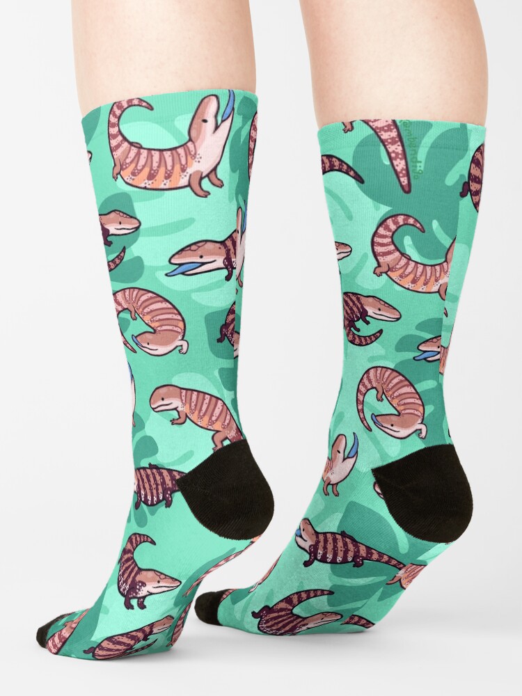 Alternate view of Blue Tongue Skink Socks