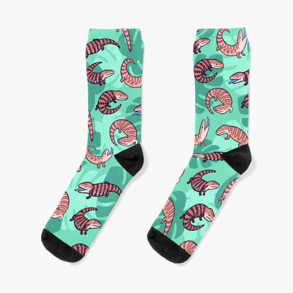 Blue Tongue Skink Socks