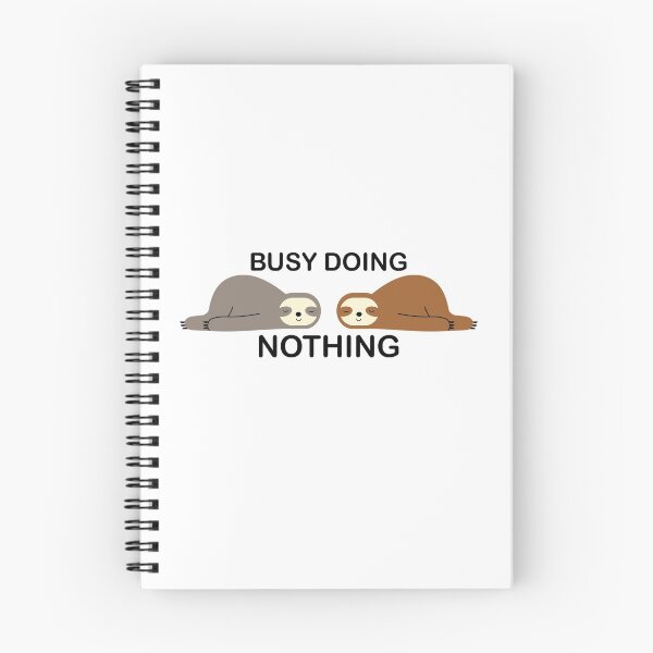 Item preview, BUSY DOING NOTHING TWO CUTE SLOTHS designed and sold by CHVRDesing.