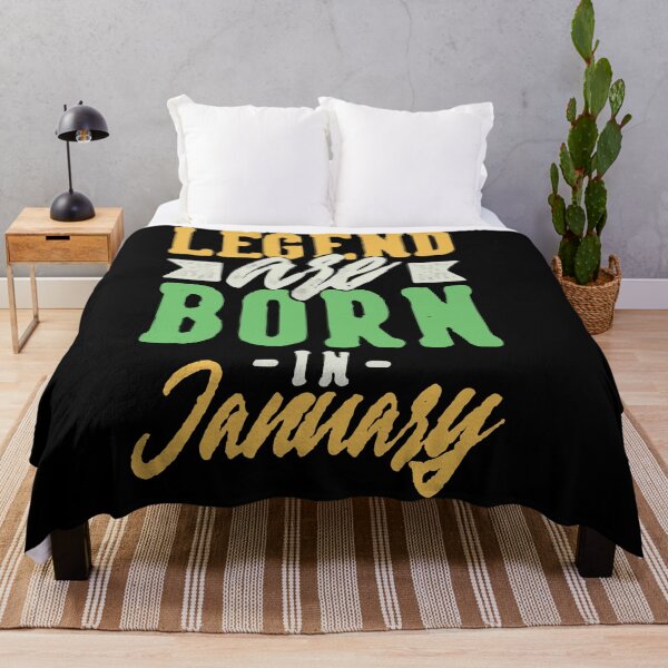 Item preview, Legends Are Born In January designed and sold by mouad naouiri.