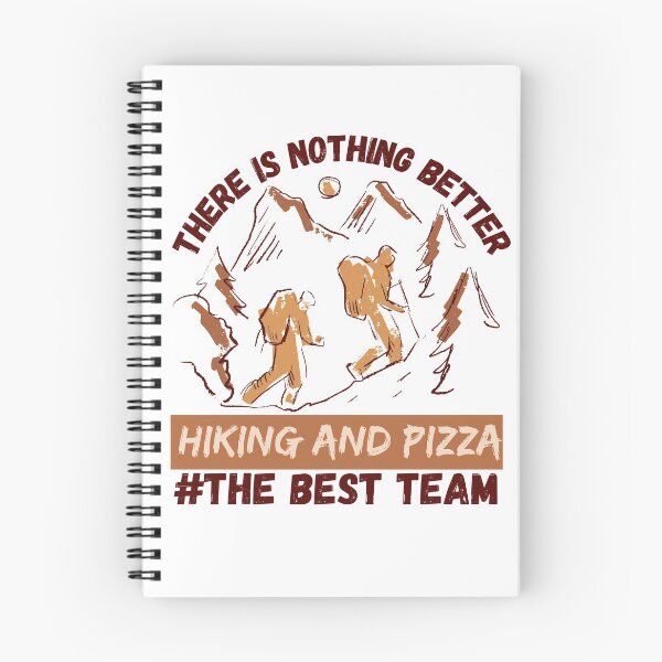 Item preview, Hiking and pizza The best team designed and sold by Freeshstyle.