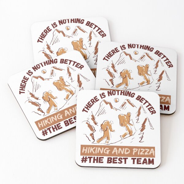 Item preview, Hiking and pizza The best team designed and sold by Freeshstyle.