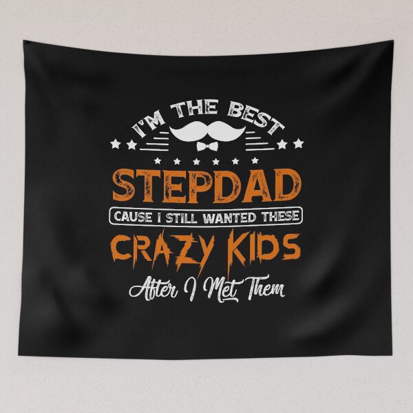 Item preview, I'm The Best Step Dad Crazy Kids - Father's Day Gift designed and sold by BaseStore.