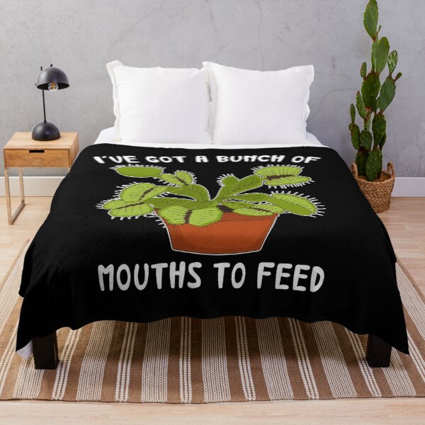 Item preview, I've Got A Bunch Of Mouths To Feed Funny Venus Flytrap graphic designed and sold by jakehughes2015.
