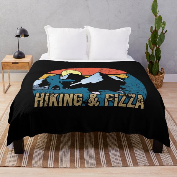Item preview, VINTAGE HIKING AND PIZZA designed and sold by noahs-shop.
