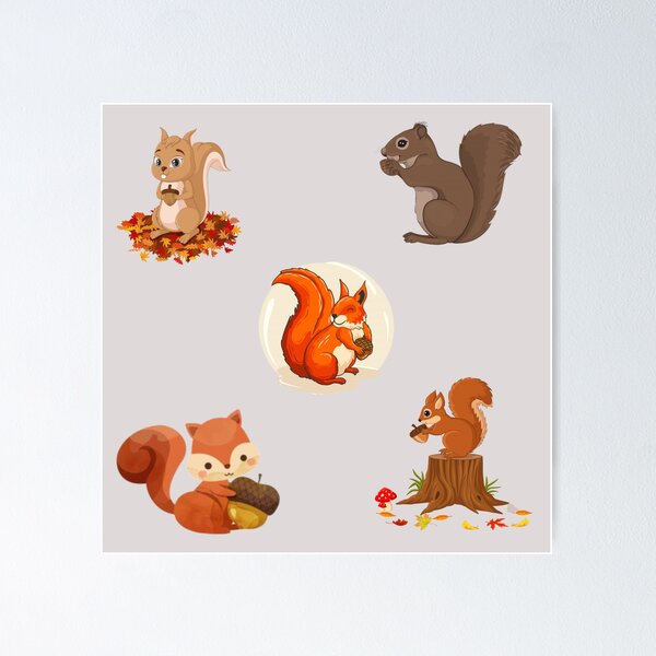 Item preview, Squirrel! designed and sold by TheAnimalZ00.