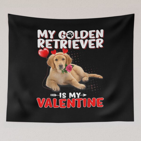 Item preview, My Golden Retrievers Is My Valentine Heart Valentine's Day designed and sold by shirleyfinley.