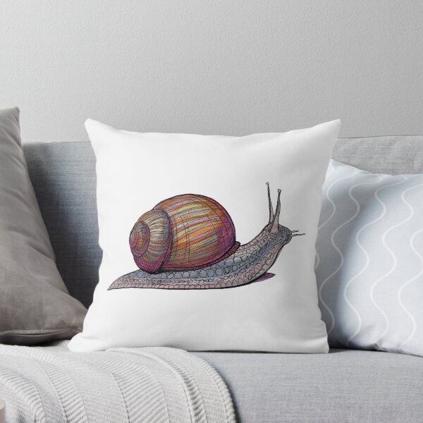 Item preview, Illustrated Watercolor Snail Art designed and sold by Maya Kandell.