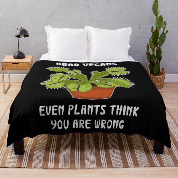 Item preview, Dear Vegans Plants Think You Are Wrong Funny Venus Flytrap product designed and sold by jakehughes2015.