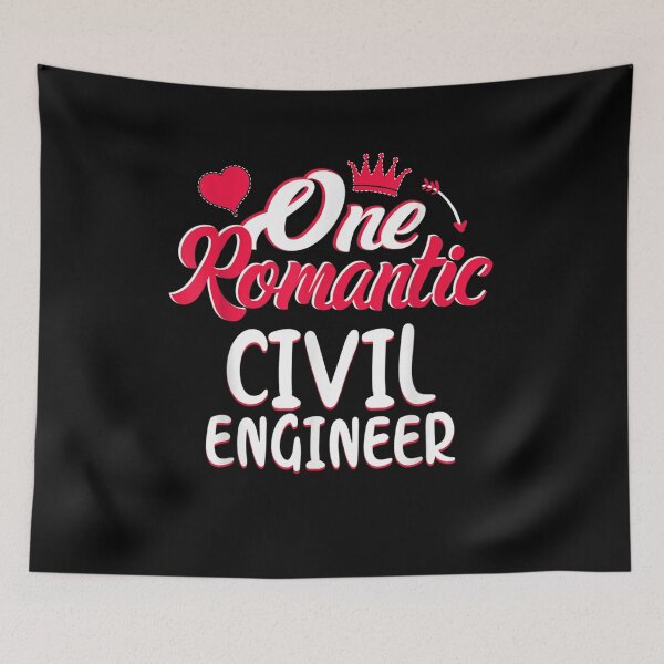Item preview, Valentines Day Funny Civil Engineer Gift For Men Women designed and sold by shirleyfinley.