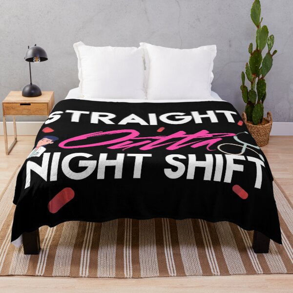 Item preview, Straight Outta Night Shift designed and sold by Puffoo.