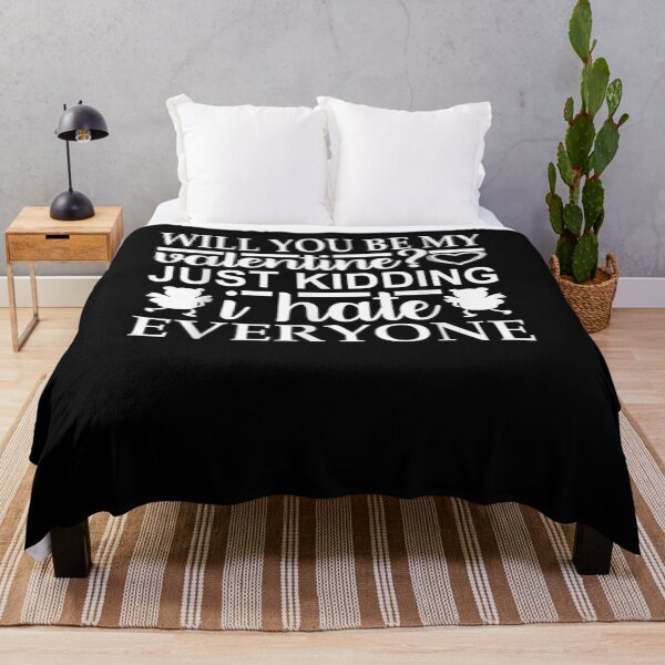 Item preview, Will You Be My Valentine? Funny Anti Valentine's Day designed and sold by shirleyfinley.