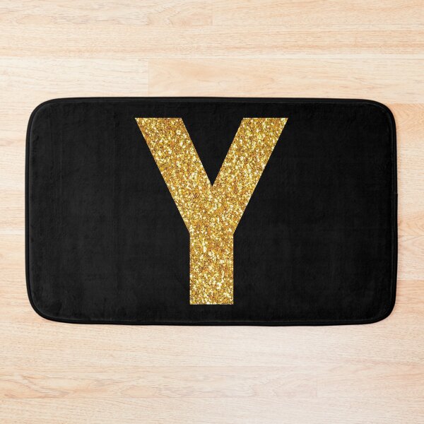 Item preview, Letter Y Gold Glitter designed and sold by LiveAndGlow.