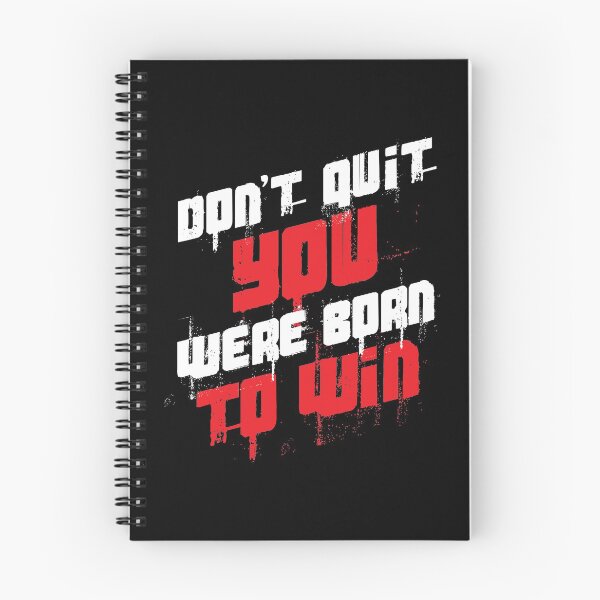 Item preview, Don't Quit You Were Born To Win Motivational graphic designed and sold by jakehughes2015.
