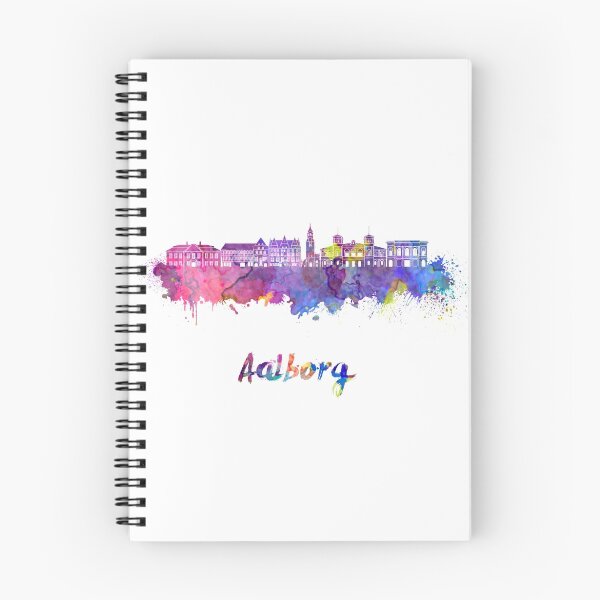 Item preview, Aalborg skyline in watercolor designed and sold by paulrommer.