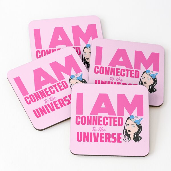 Item preview, I am connected to the Universe Positive Affirmations Design designed and sold by PositiveStudio.