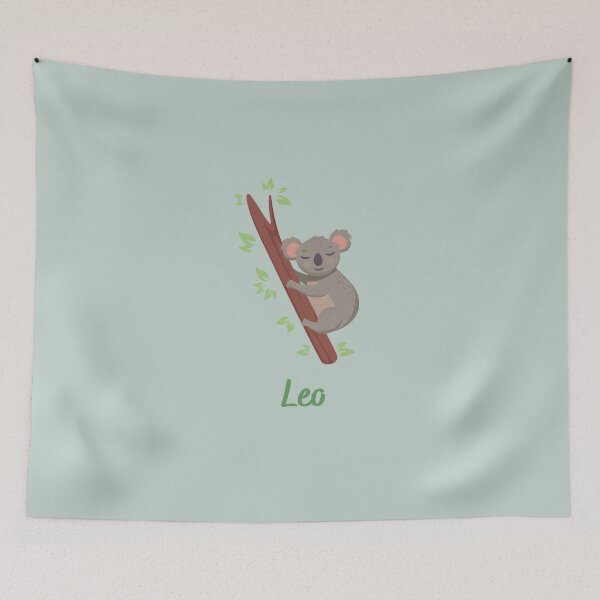 Item preview, Leo Boys Name Koala Print designed and sold by melbournegirl.
