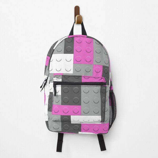 Item preview,  White Gray Pink Building Blocks Bricks Master Builder designed and sold by Feeling Artsy.