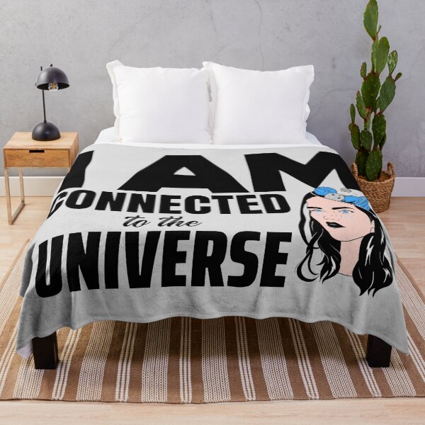 Item preview, I am connected to the Universe Positive Affirmations Design 2 designed and sold by PositiveStudio.