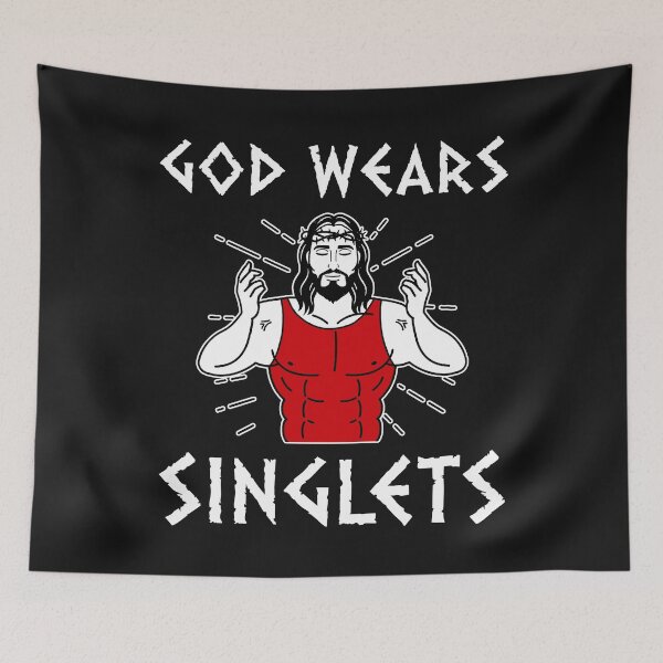 Item preview, Wrestling God Wears Singlets Gift Idea For Wrestler designed and sold by teest2209.