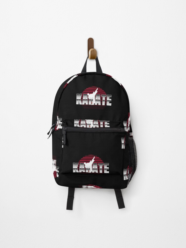 Thumbnail 1 of 3, Backpack, Karate Boy designed and sold by RheaRealm.
