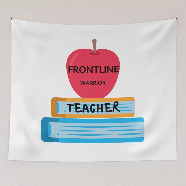 Item preview, covid19 frontline warrior teacher designed and sold by funnylittleshop.