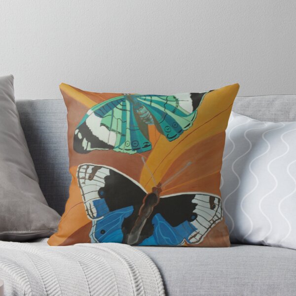 Item preview, Blue and Green Butterflies Painting designed and sold by Adina Dedu.