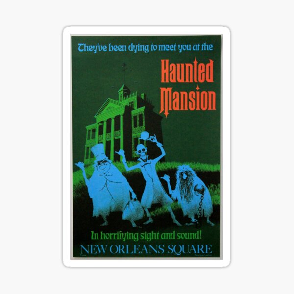 Item preview, Magic Kingdom Attraction Poster- Haunted Mansion designed and sold by Kharrell28.