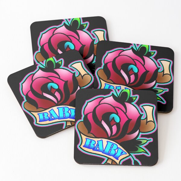 Item preview, Tattoo Black Rose With Banner designed and sold by Greg Donchatz.