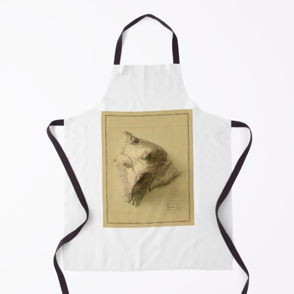 Item preview, 1886 Hawaii Island Relief Map 3D digitally-rendered designed and sold by ThinkAboutMaps.
