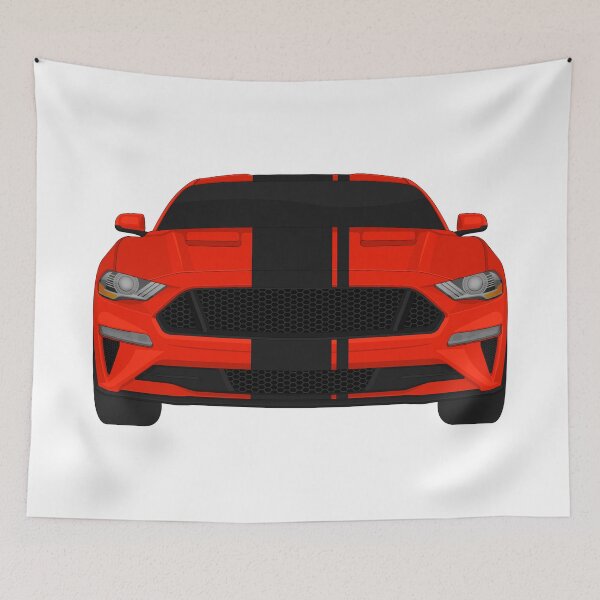Item preview, Mustang GT Race-Red + Black Stripes designed and sold by VenZolic.