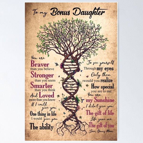 Item preview, Bonus Mom To Bonus Daughter-You Are Loved More Than You Know designed and sold by MeikDesign7236.