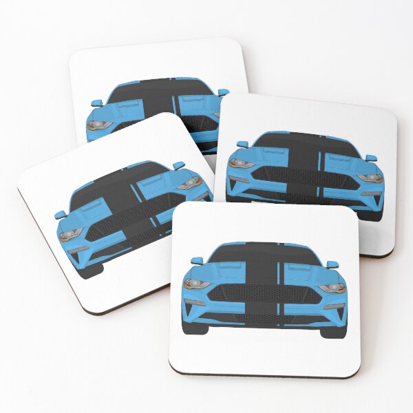 Item preview, Mustang GT Velocity-Blue + Black Stripes designed and sold by VenZolic.