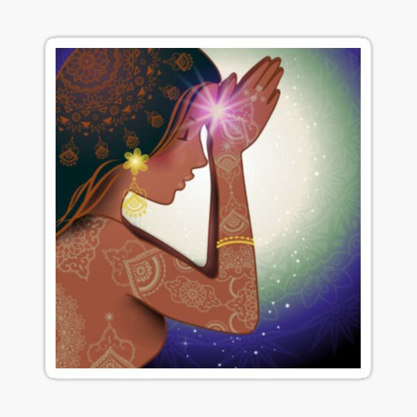 Namaste Princess Sticker