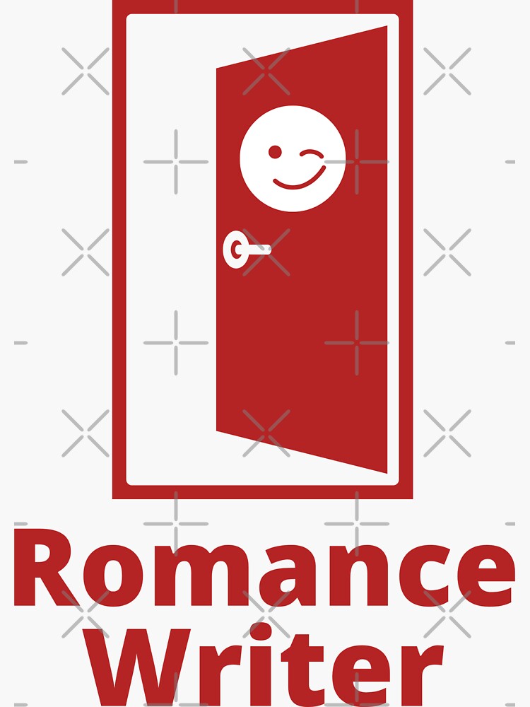 "Open Door Romance Writer" Sticker for Sale by winklelark Redbubble