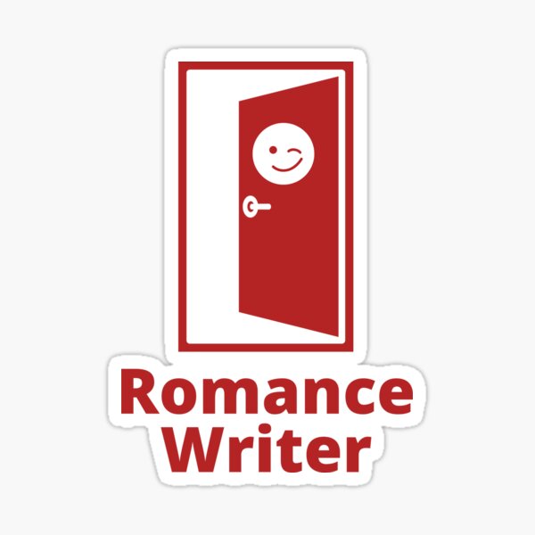 "Open Door Romance Writer" Sticker for Sale by winklelark Redbubble