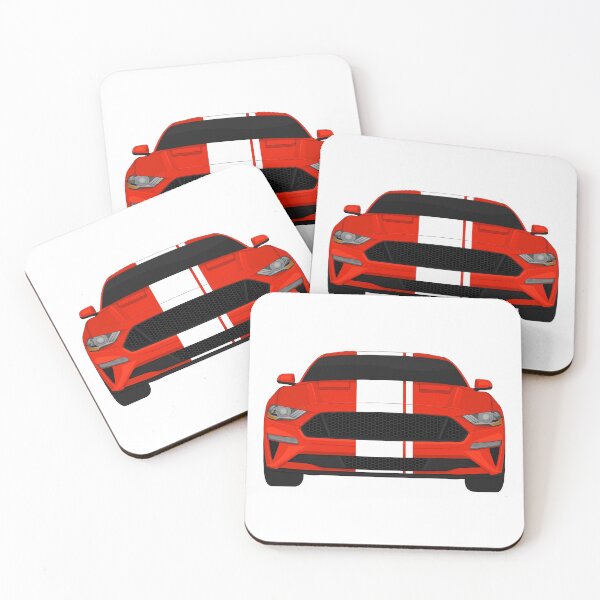 Item preview, Mustang GT Race-Red + White Stripes designed and sold by VenZolic.