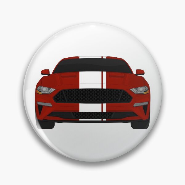 Item preview, Mustang GT Rapid-Red + White Stripes designed and sold by VenZolic.