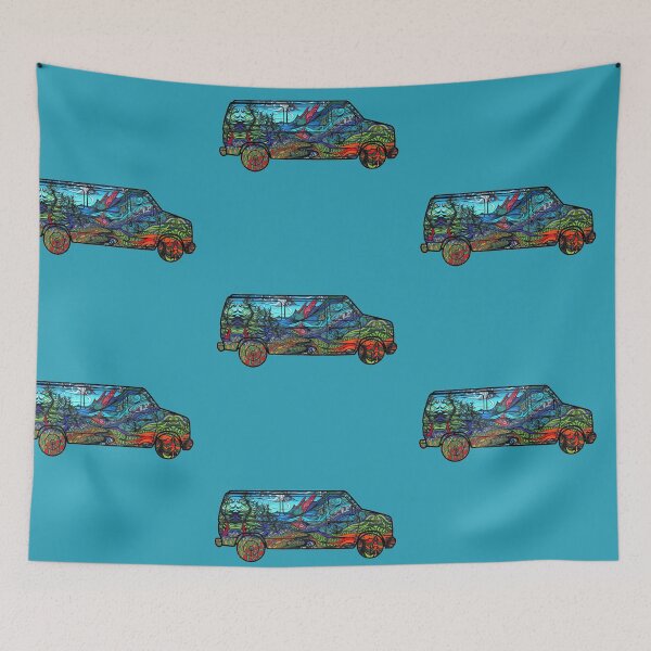 Item preview, Psychedelic Van Art Sticker designed and sold by dacegod17.