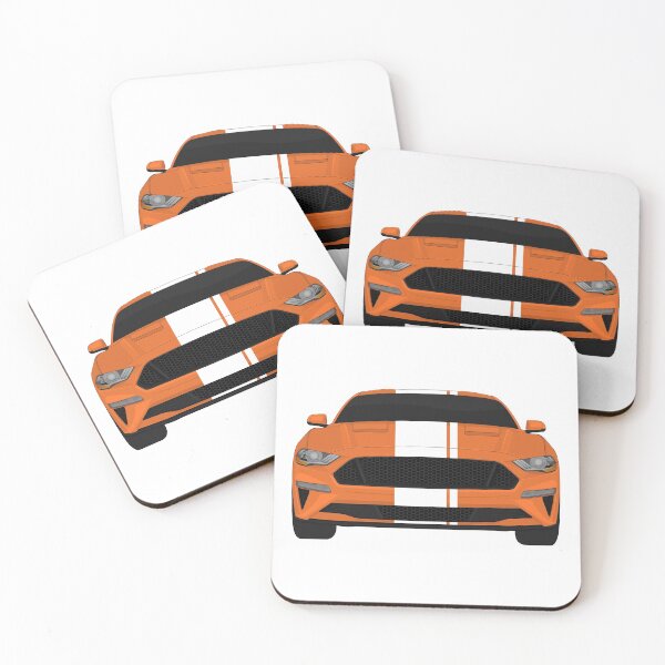 Item preview, Mustang GT Twister-orange + White Stripes designed and sold by VenZolic.