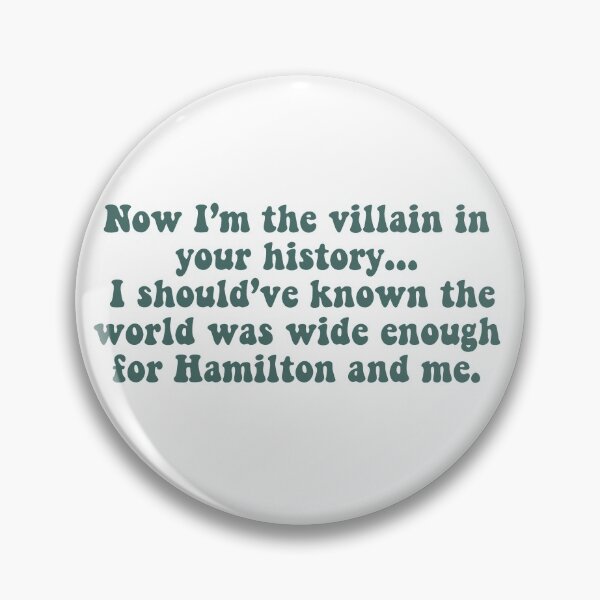 Item preview, Aaron burr quote designed and sold by Hannah Erwin.
