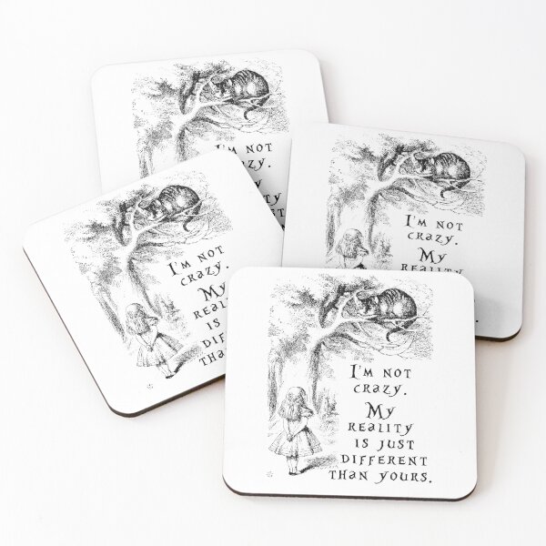 Item preview, I'm not crazy - Alice in Wonderland designed and sold by peggieprints.