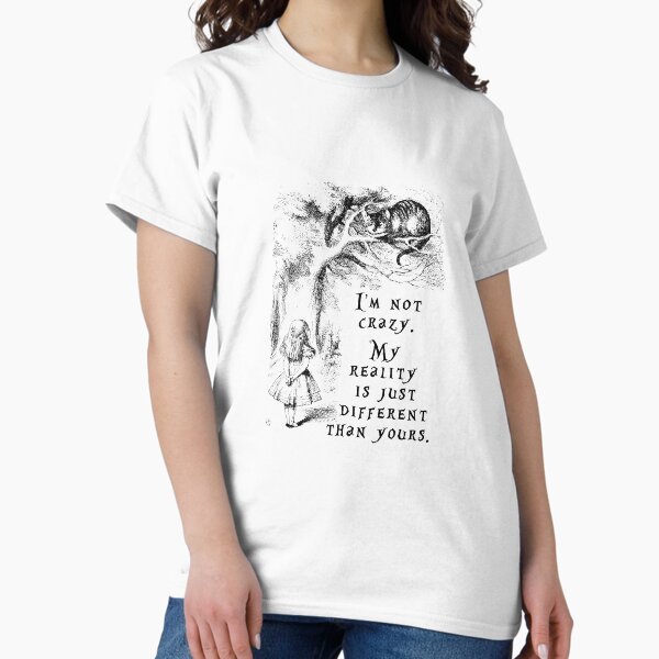 Item preview, I'm not crazy - Alice in Wonderland designed and sold by peggieprints.