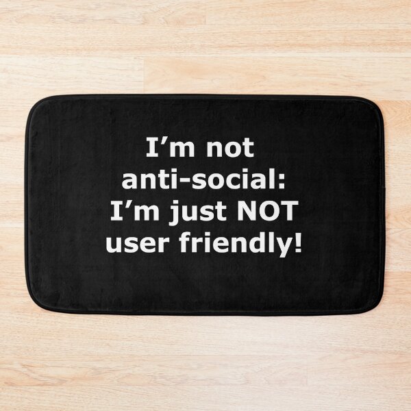Item preview, Anti-Social Geek  designed and sold by UberSpark.