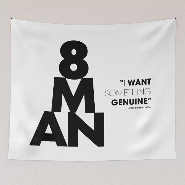 Item preview, oregairu anime quote from Hikigaya Hachiman or 8man designed and sold by lonelyweebshop.
