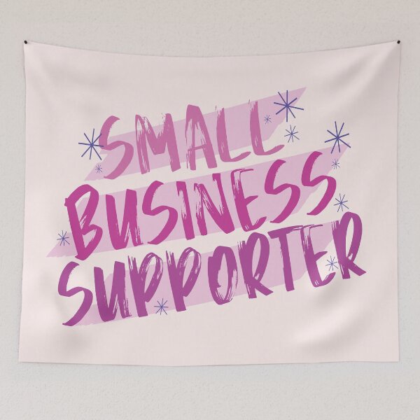 Item preview, Small Business Supporter - Pink designed and sold by feliciasdesigns.