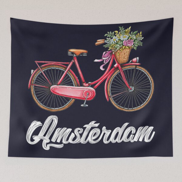 Item preview, Amsterdam bike retro cycling designed and sold by linhkaphung.