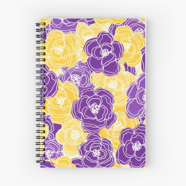 Item preview, Purple and Yellow Floral designed and sold by ekwdesigns.