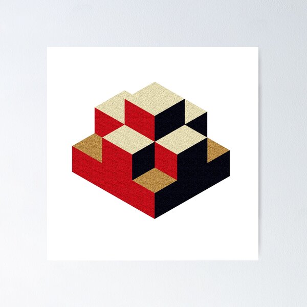 Item preview, Isometric abstract geometric designed and sold by Alexzel.